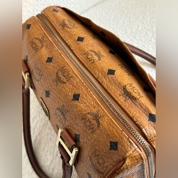 MCM Visetos Boston Bag - Picture 3 of 11